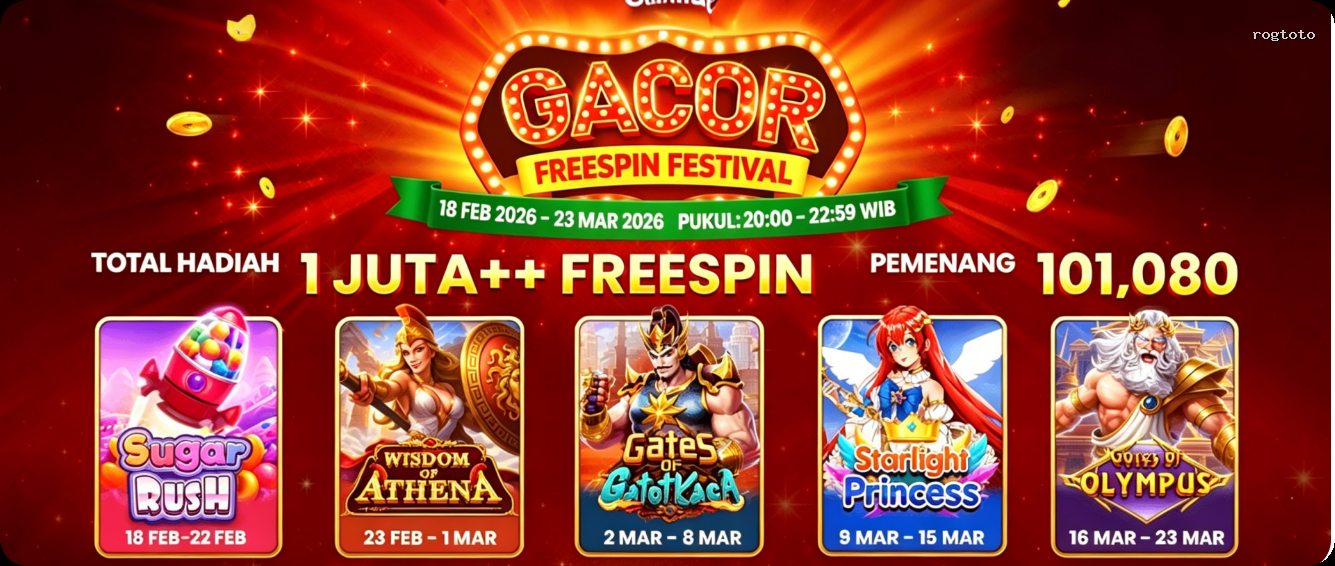 Login rogtoto Sekarang Bonus Melimpah